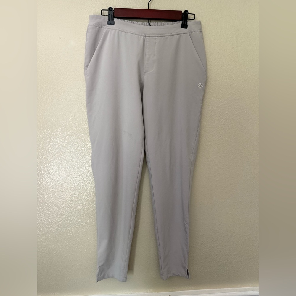 COOLIBAR Women’s Pull On Full Length Khaki Pants
